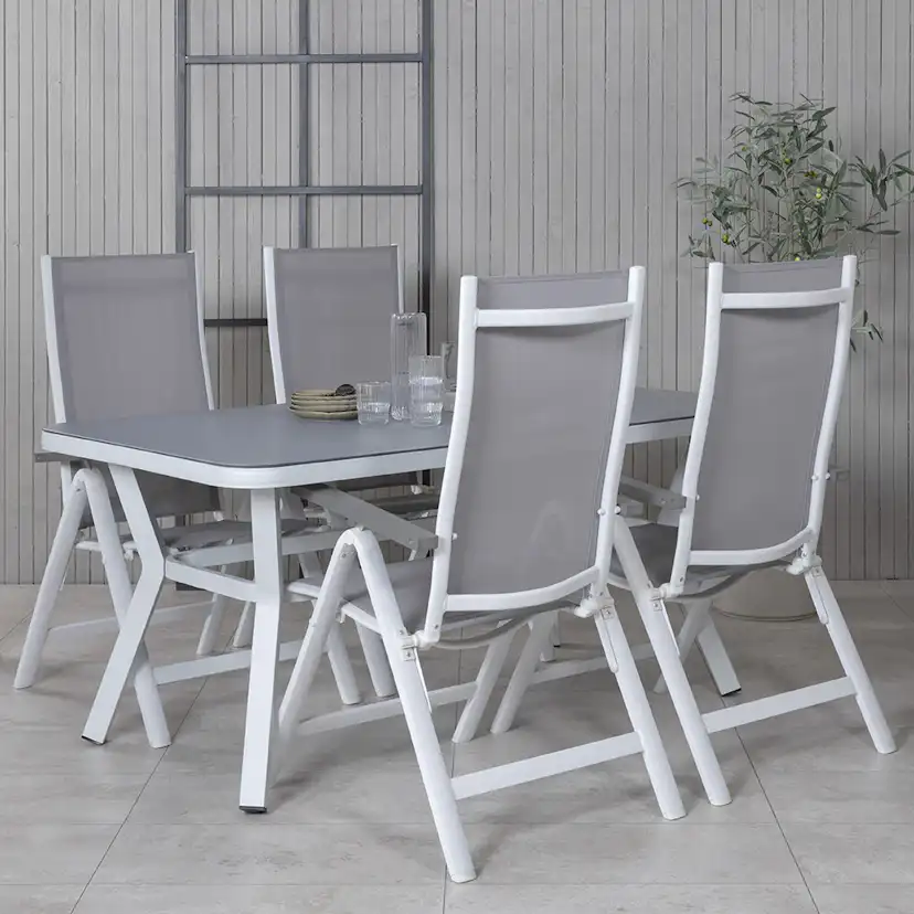 Matgrupp Venture Home Vyn med 4 Arz Matstolar