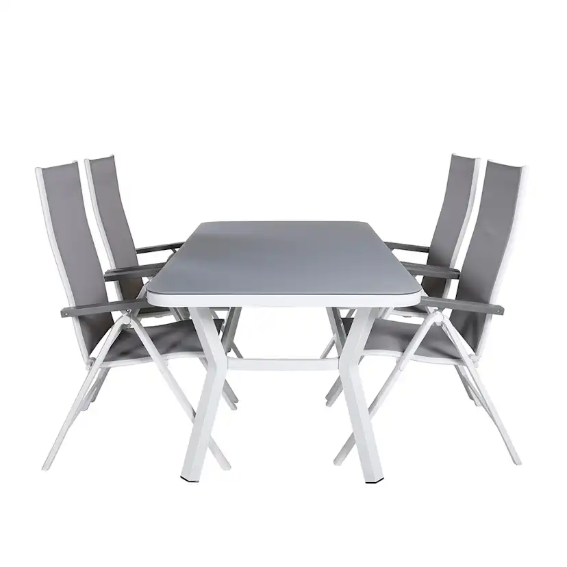 Matgrupp Venture Home Vyn med 4 Arz Matstolar