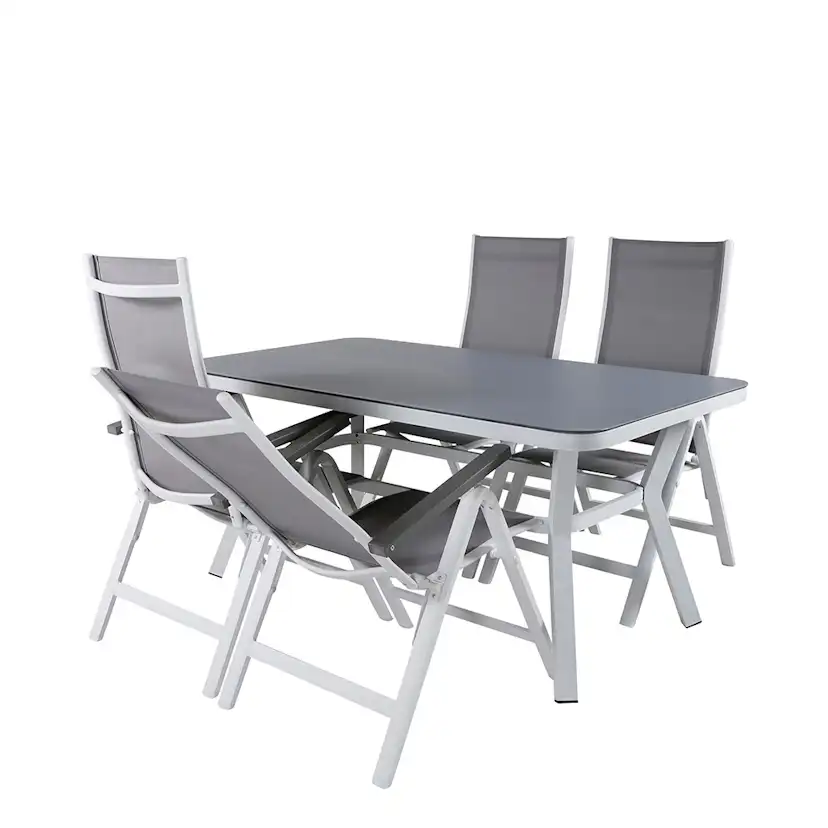 Matgrupp Venture Home Vyn med 4 Arz Matstolar