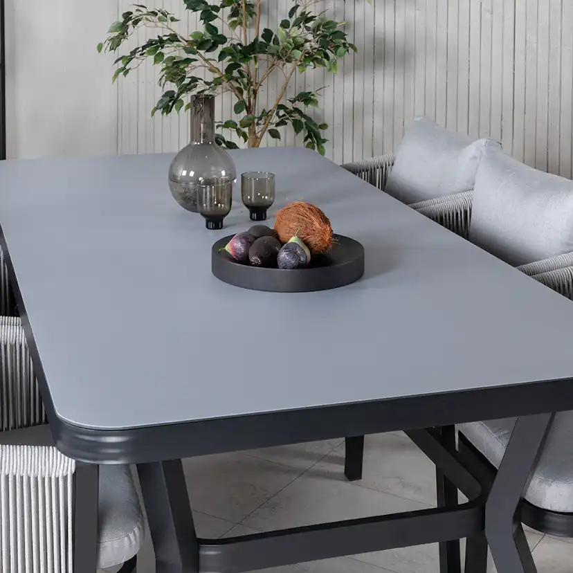 Matgrupp Venture Home Vyn med 6 Vyn Matstolar