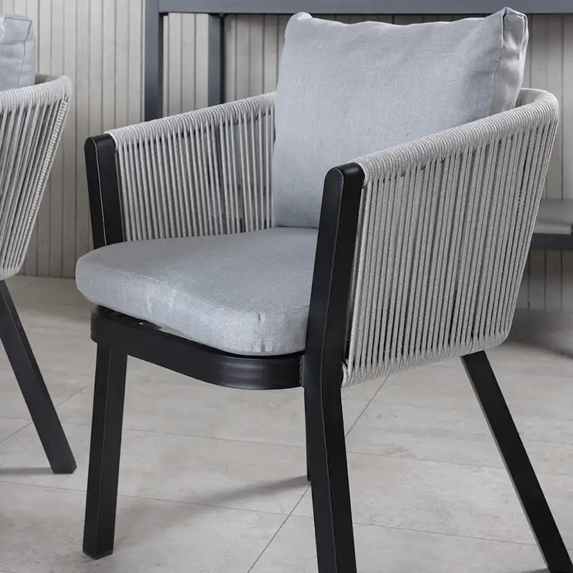 Matgrupp Venture Home Vyn med 6 Vyn Matstolar