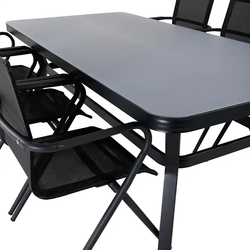 Matgrupp Venture Home Vyn med 6 Anve Matstolar