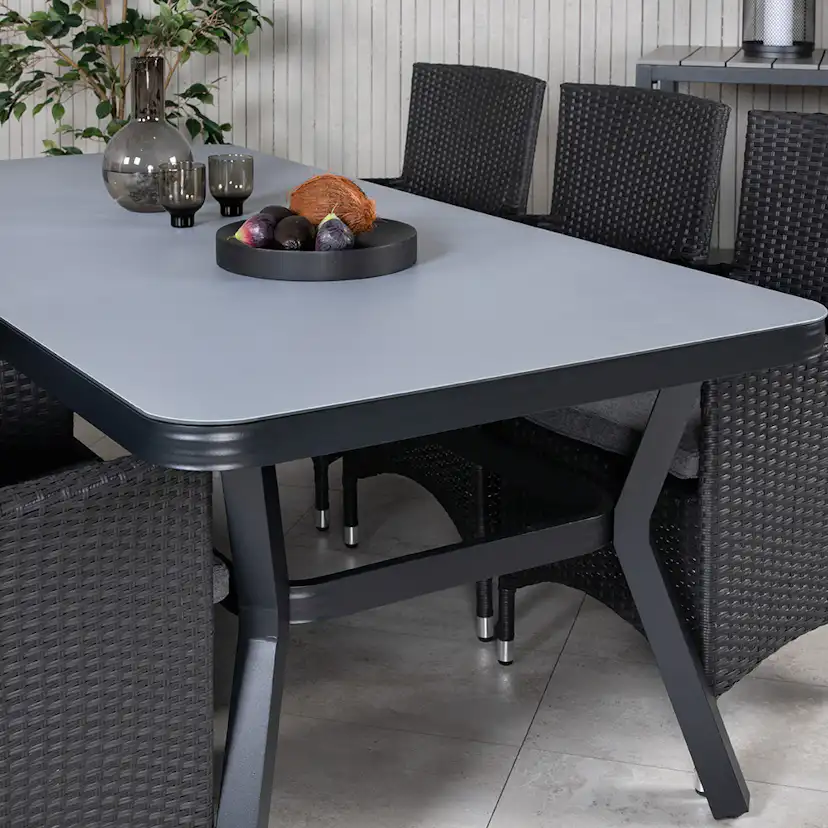 Matgrupp Utomhus Venture Home Vyn med 6 Mani Trädgårdsstolar