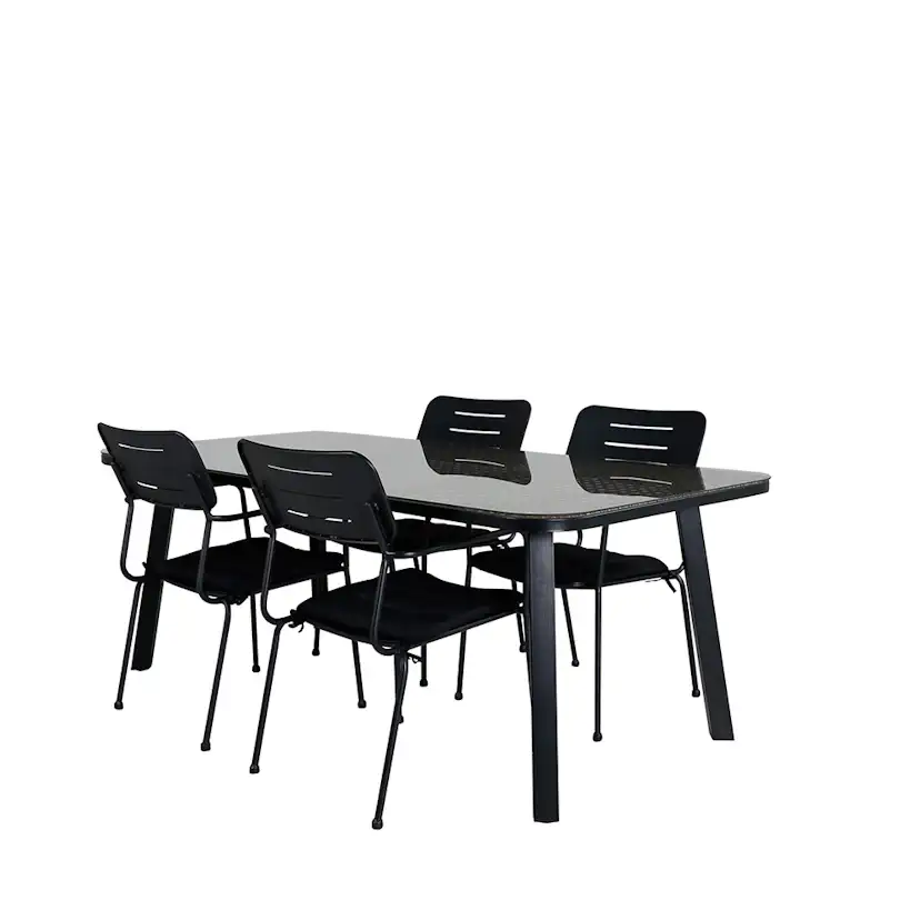 Matgrupp Venture Home Olle med 4 Nime Matstolar