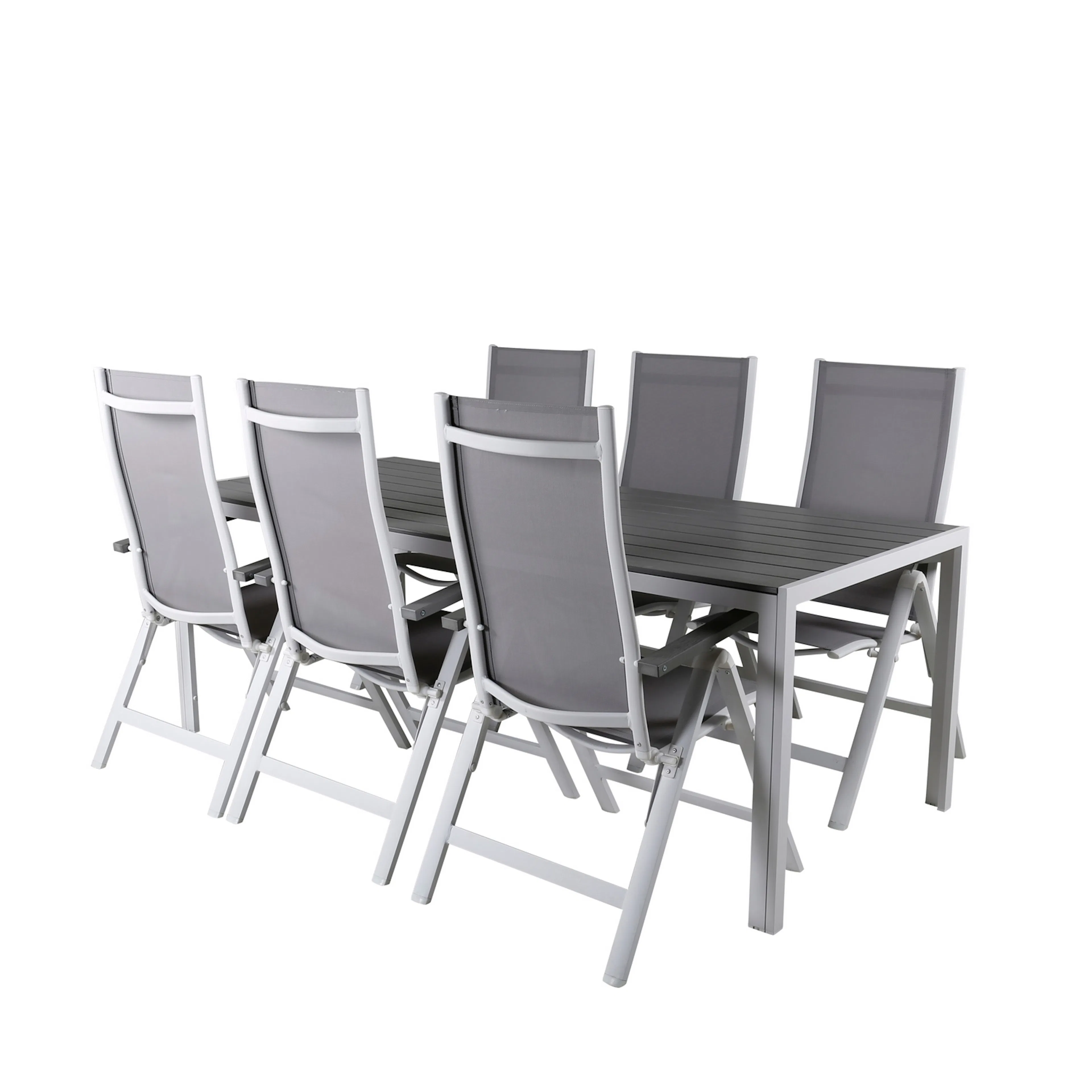 Matgrupp Utomhus Venture Home Bront med 6 Aleyna PositionsTrädgårdsstolar