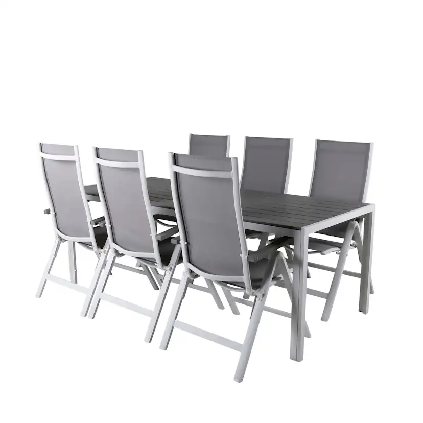 Matgrupp Utomhus Venture Home Bront med 6 Aleyna PositionsTrädgårdsstolar