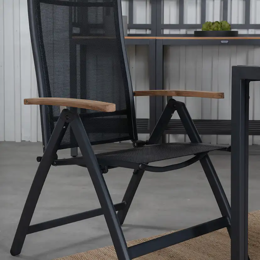 Matgrupp Utomhus Venture Home Bront med 6 Perla PositionsTrädgårdsstolar