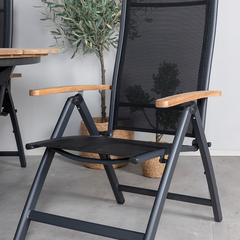 Matgrupp Utomhus Venture Home Meya med 4 Perla PositionsTrädgårdsstolar