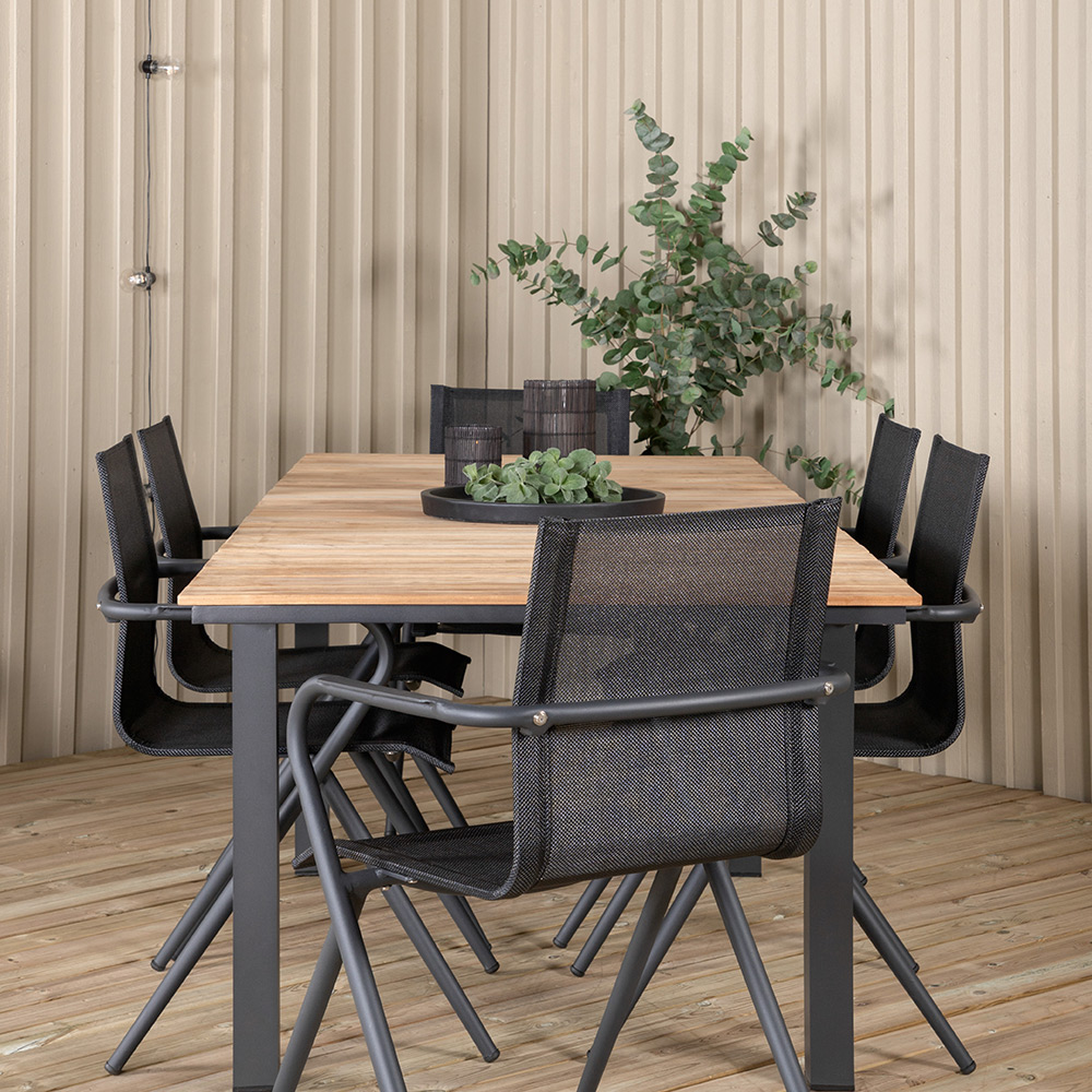 Matgrupp Venture Home Mendi med 6 Act Stolar