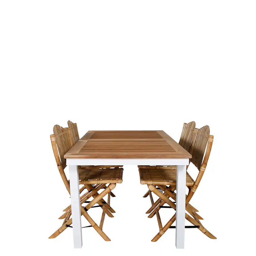 Matgrupp Utomhus Venture Home Pave med 4 Cane Trädgårdsstolar GR21866