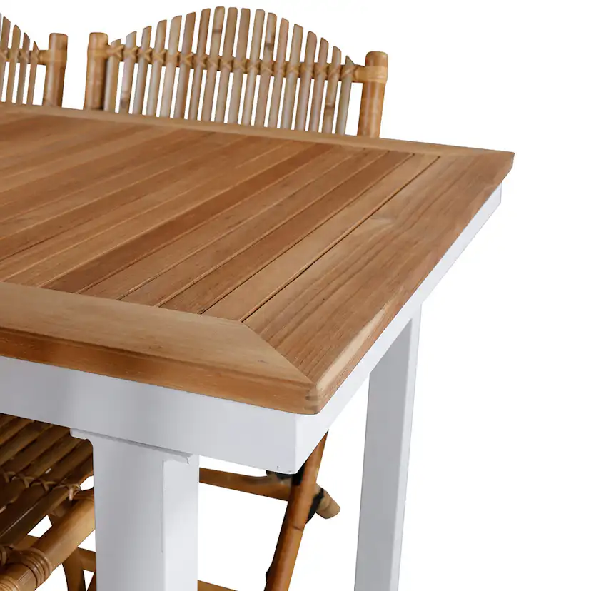 Matgrupp Utomhus Venture Home Pave med 4 Cane Trädgårdsstolar GR21866