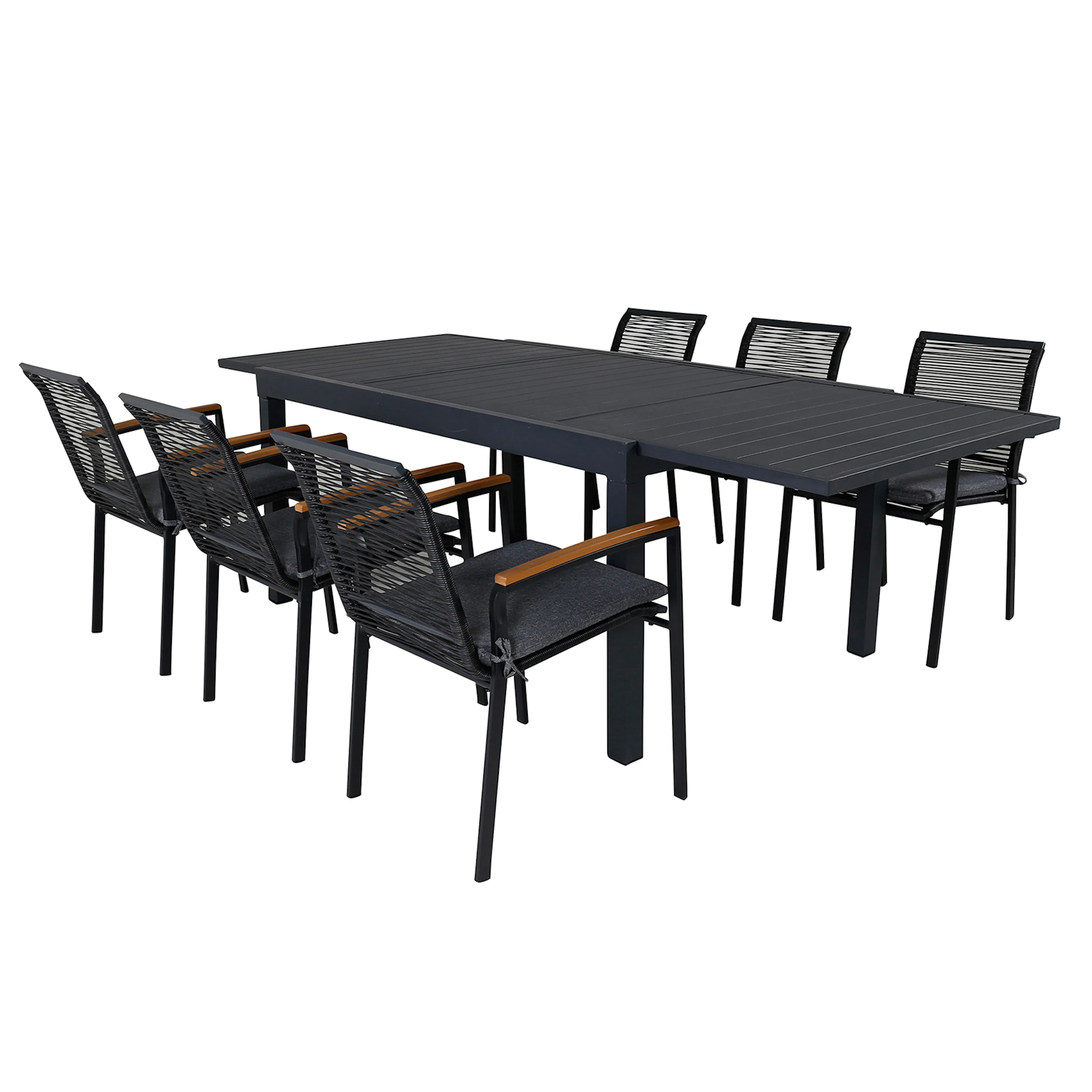 Matgrupp Venture Home Marbella med 6 Deni Stolar