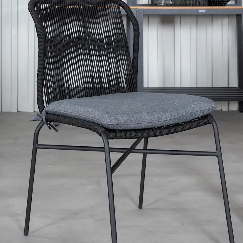 Matgrupp Utomhus Venture Home Bois med 6 Julle Trädgårdsstolar