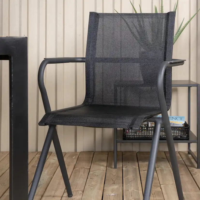 Matgrupp Utomhus Venture Home Bois med 6 Act Trädgårdsstolar