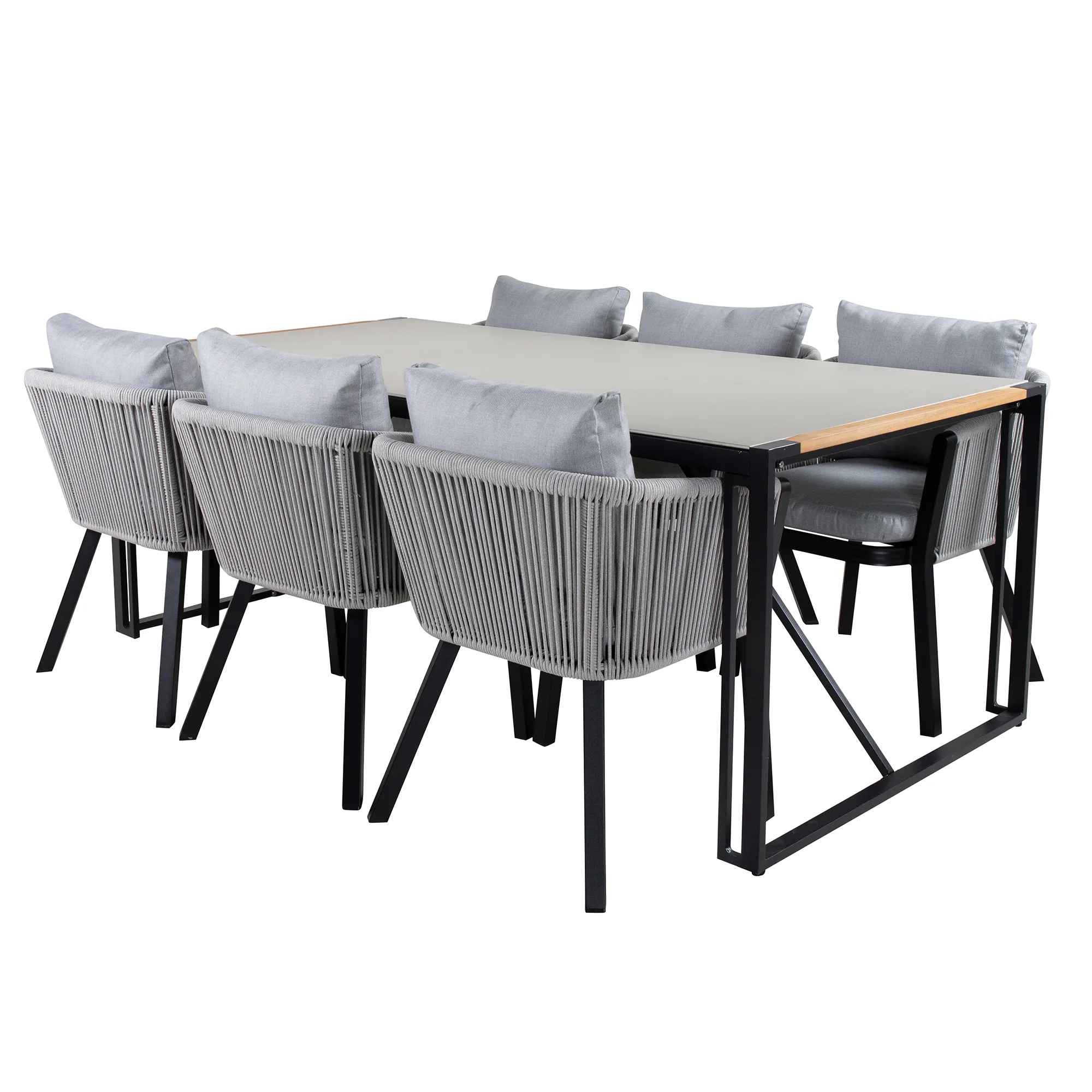 Matgrupp Venture Home Texas med 6 Veny Stolar