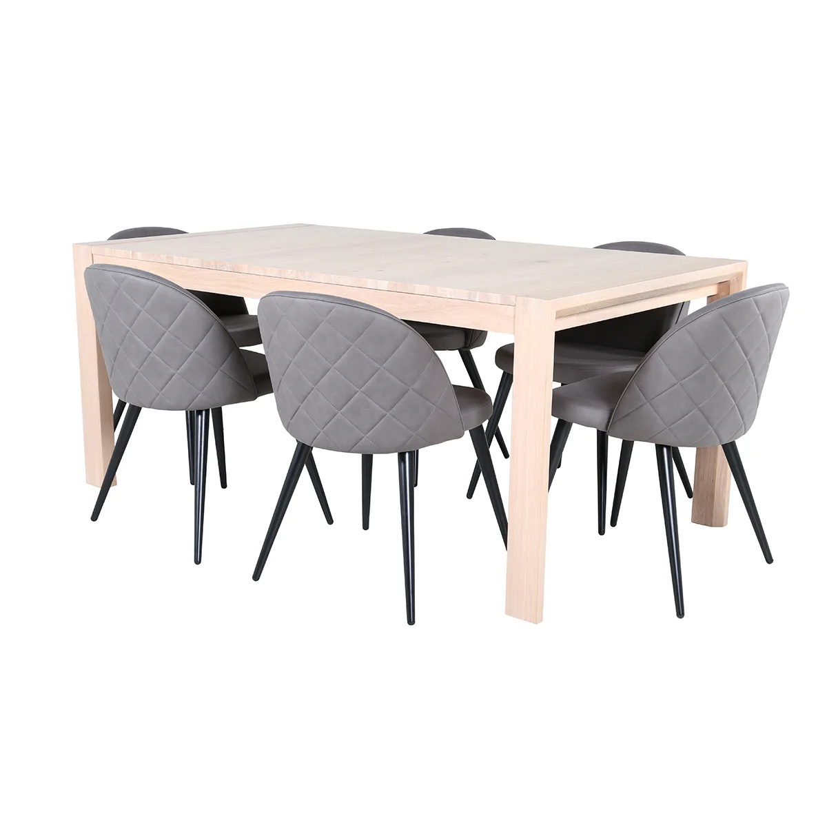 Matgrupp Venture Home Shy med 6 Valentina Stitcthes Stolar Mikrofiber