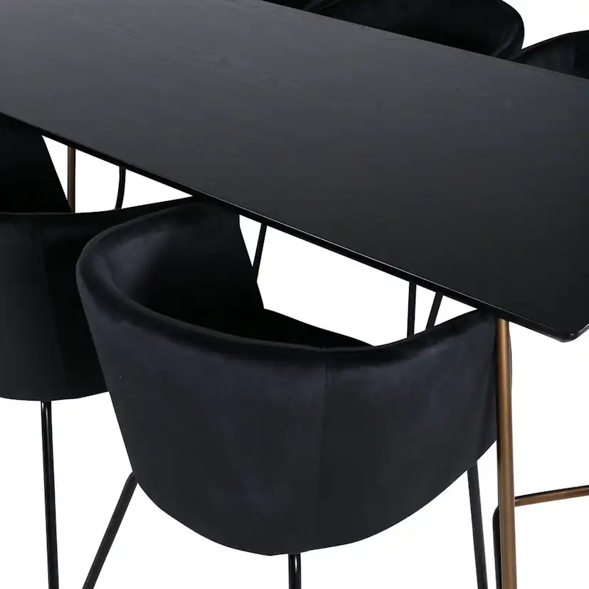 Matgrupp Venture Home Annika med 6 Bergen Stolar