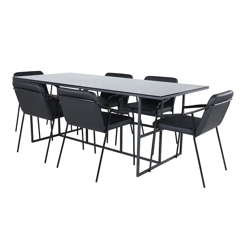 Matgrupp Venture Home Lund matbord och Tjärö matstol