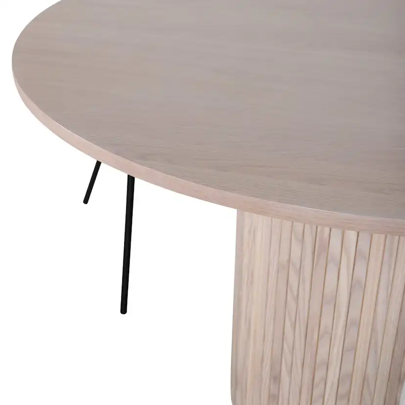 Matgrupp Venture Home Bianca Rund med 4 Bergen Stolar Sammet