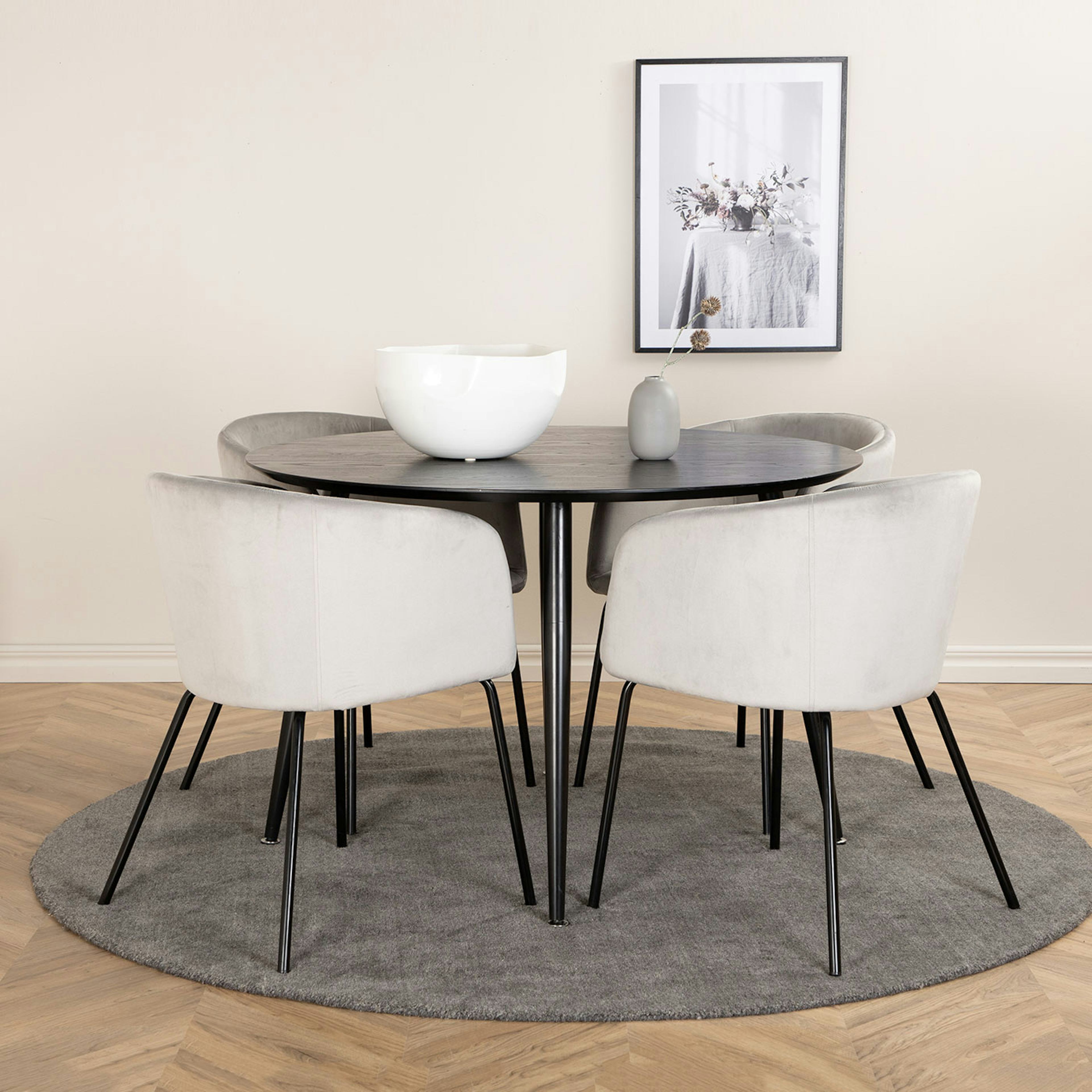 Svart/Ljusgrå/Svart