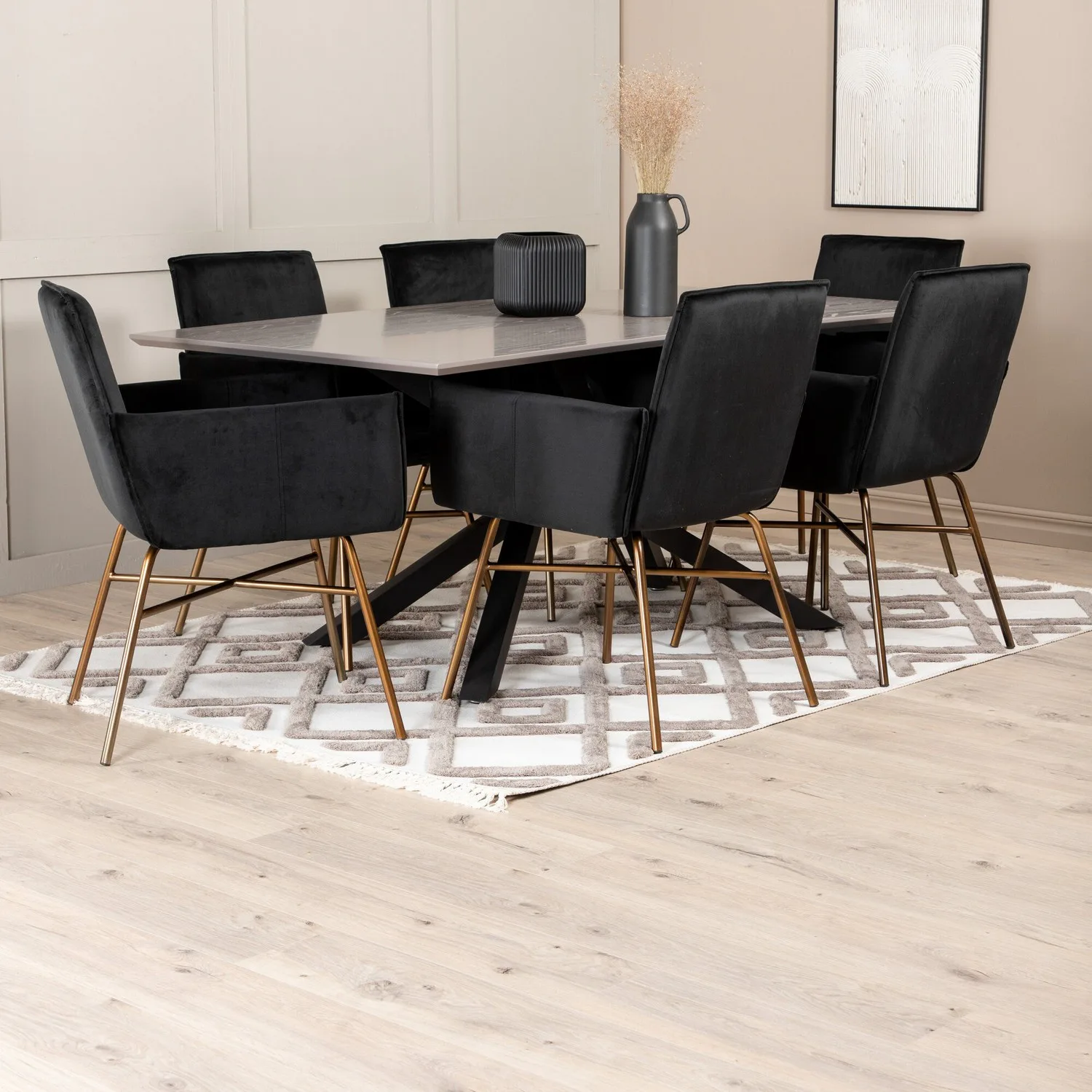 Matgrupp Venture Home Piata med 6 Annika Stolar