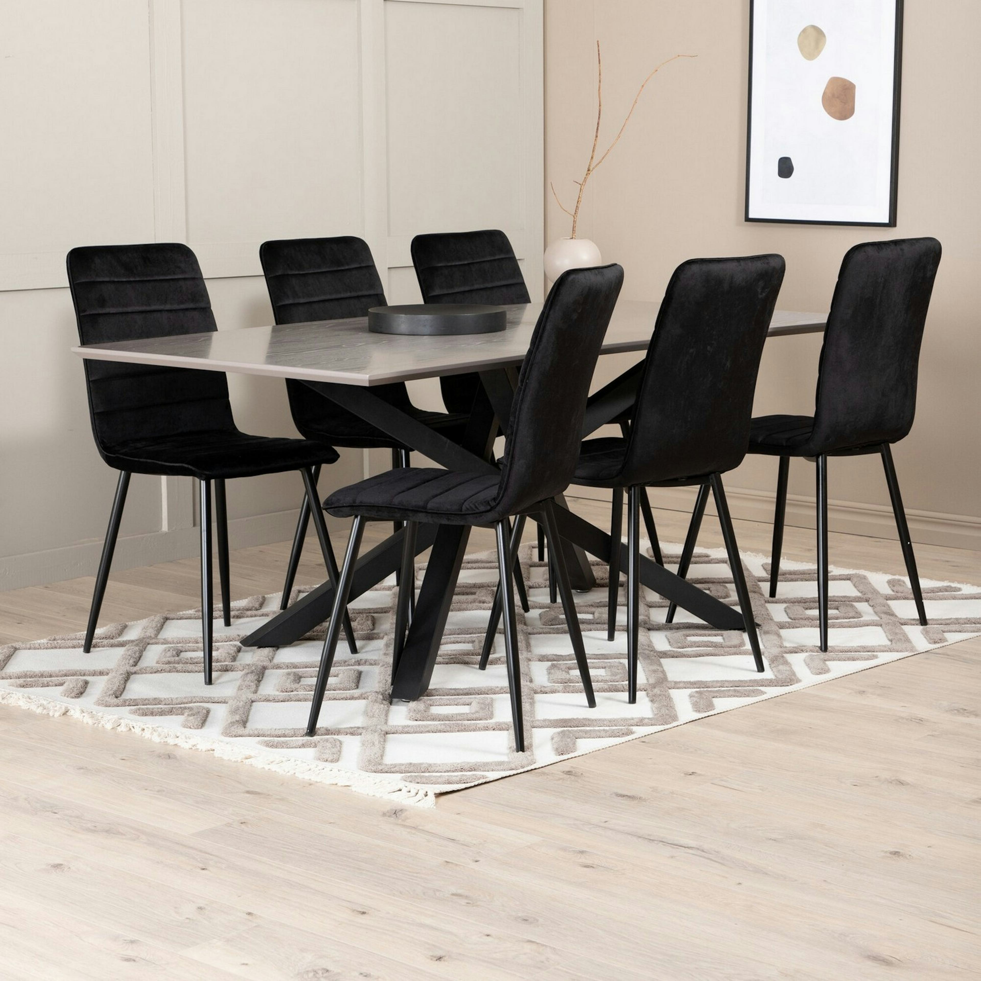 Matgrupp Venture Home Piata med 6 Walerina Stolar