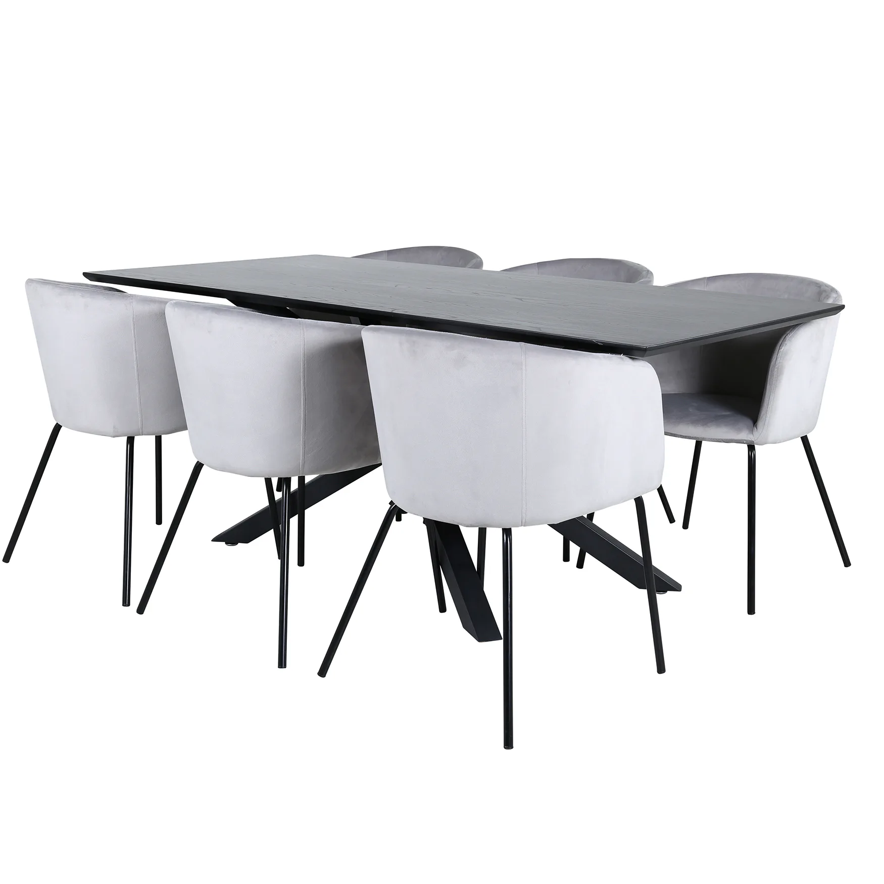 Svart/Ljusgrå/Svart