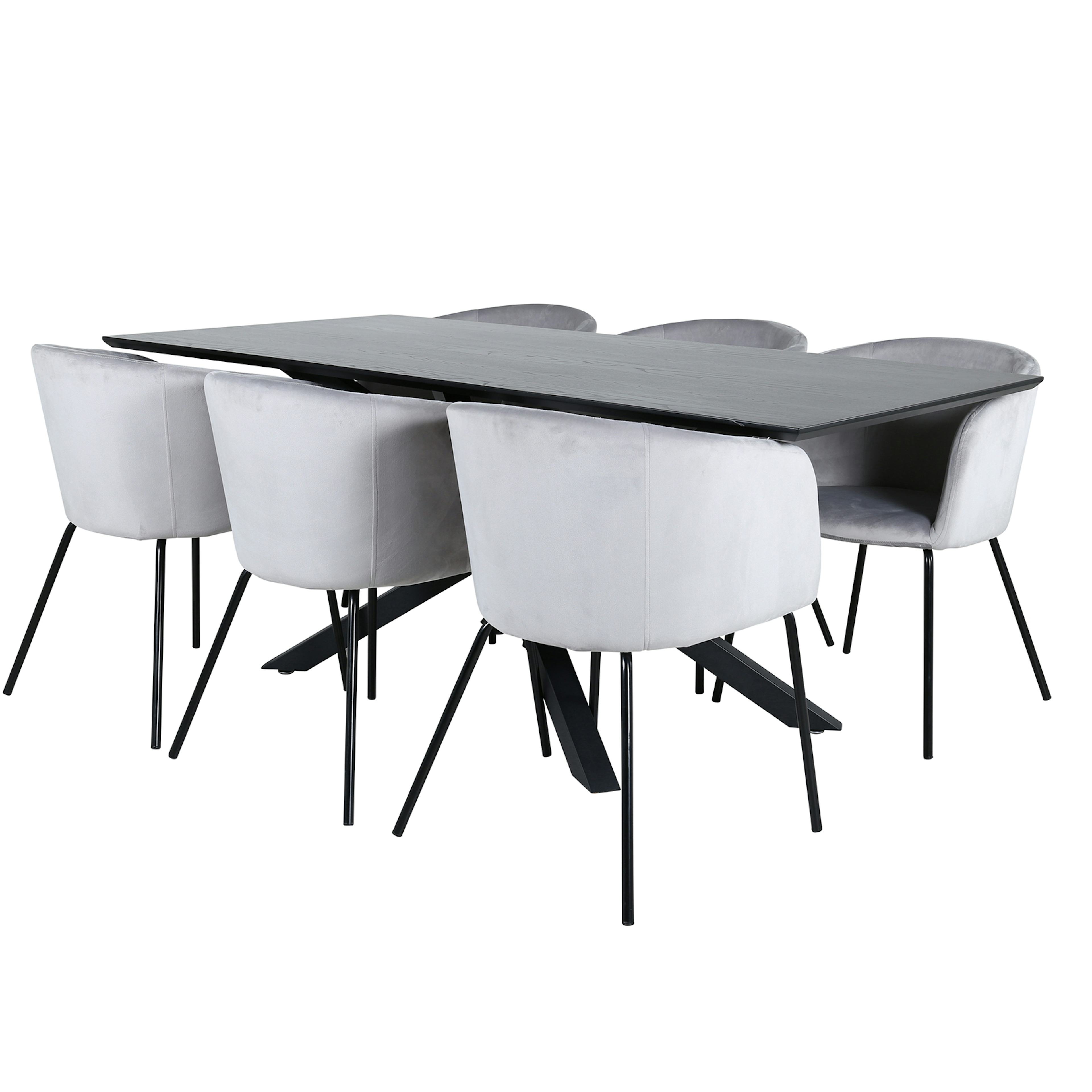 Svart/Ljusgrå/Svart