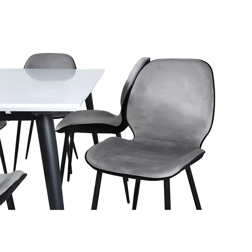 Matgrupp Venture Home Jolie med 6 Elisa Stolar