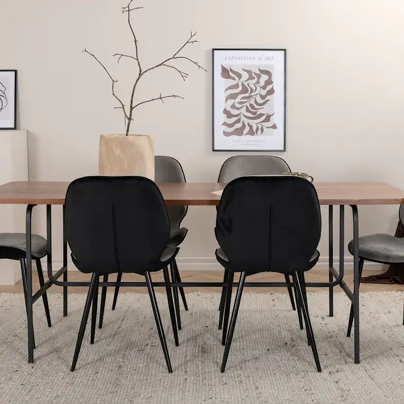 Matgrupp Venture Home Chicago matbord och Elisa matstol