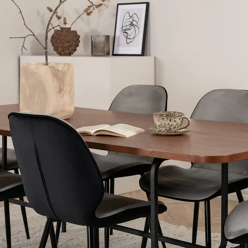 Matgrupp Venture Home Chicago matbord och Elisa matstol