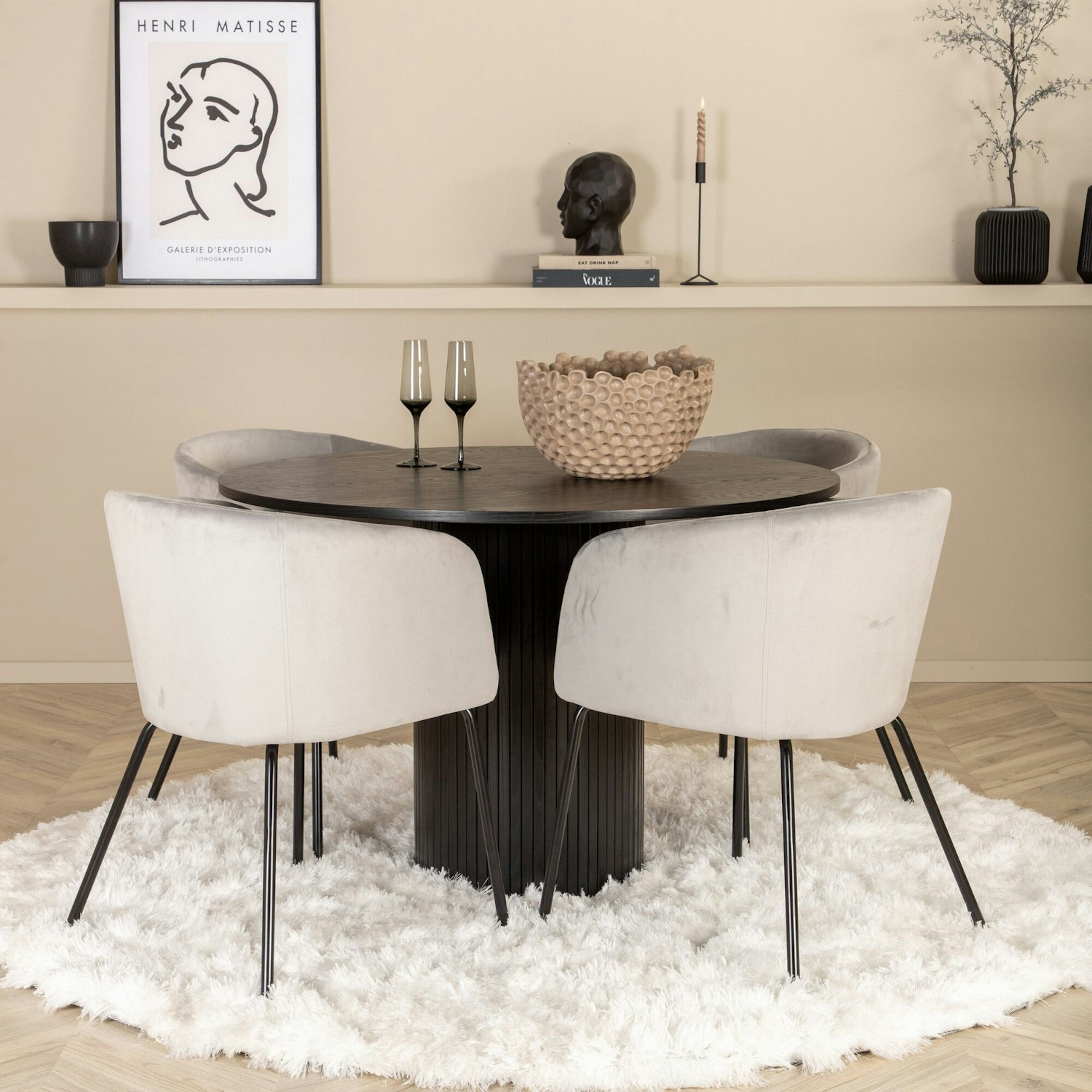 Svart/Ljusgrå/Svart