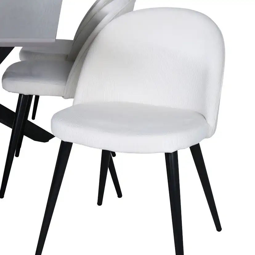 Matgrupp Venture Home med Piata Matbord och 6 Valentina Matstolar