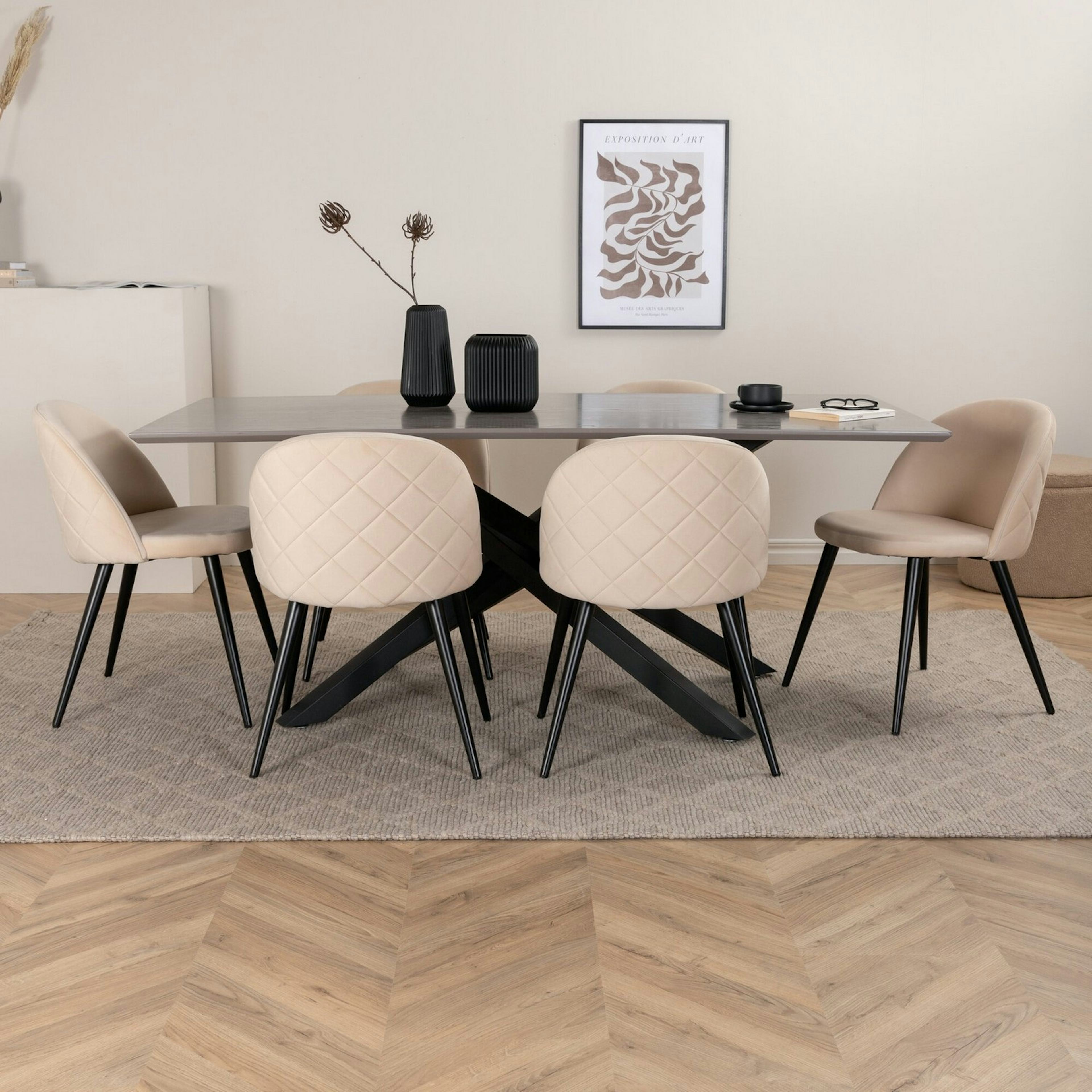 Grå/Ljusbeige/Svart