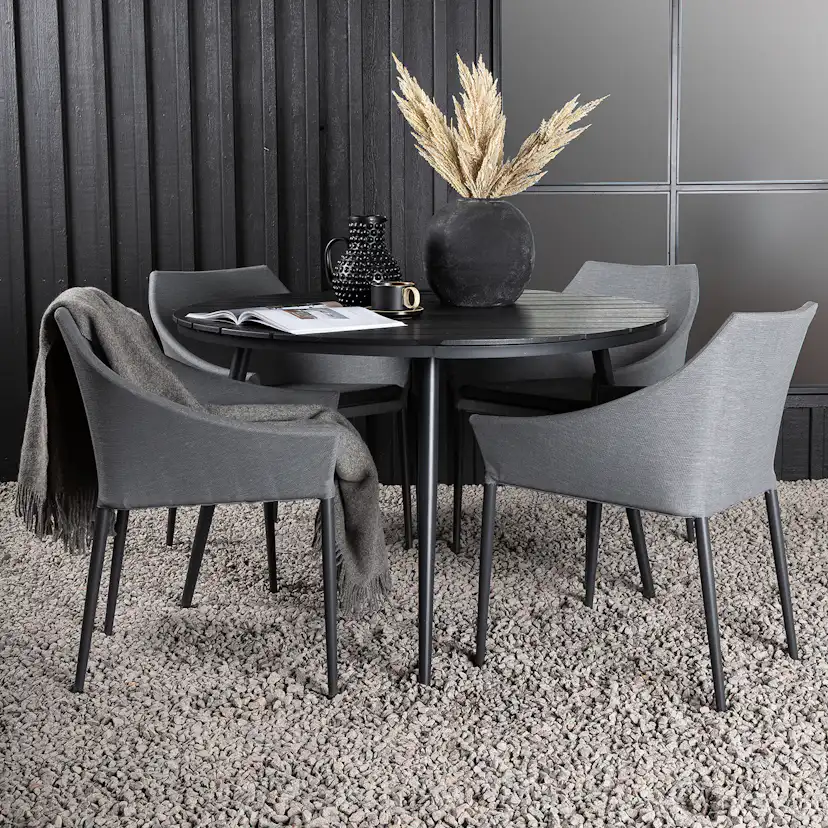 Matgrupp Utomhus Venture Home Break Ø120 med 4 Spoga Trädgårdsstolar