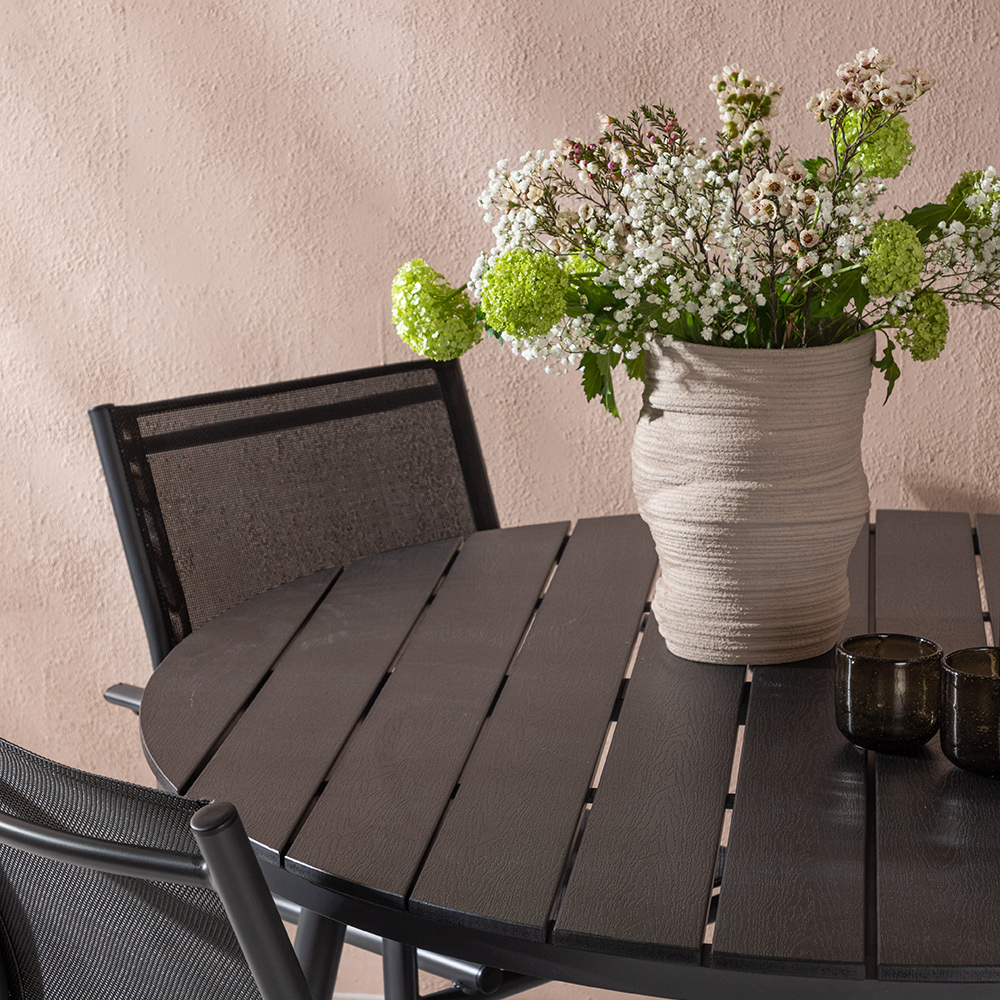 Matgrupp Utomhus Venture Home Break med 4 Santorini Trädgårdsstolar