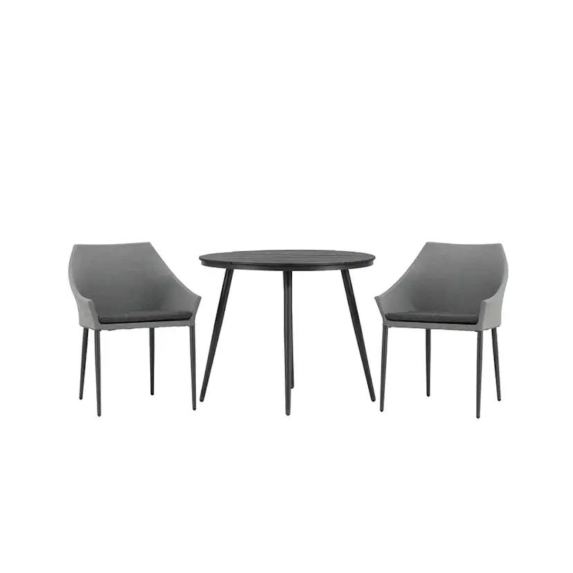 Cafégrupp Venture Home Break Ø90 cm med 2 Spoga Stolar