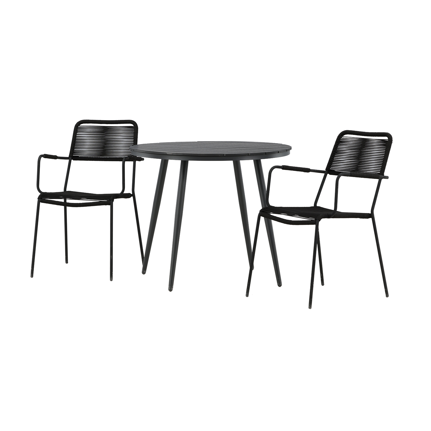 Matgrupp Venture Home Break Ø90 med 2 Lindos Karmstolar