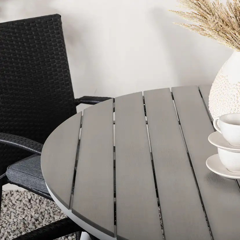 Matgrupp Venture Home Break Ø120 cm med 4 Anna Stolar