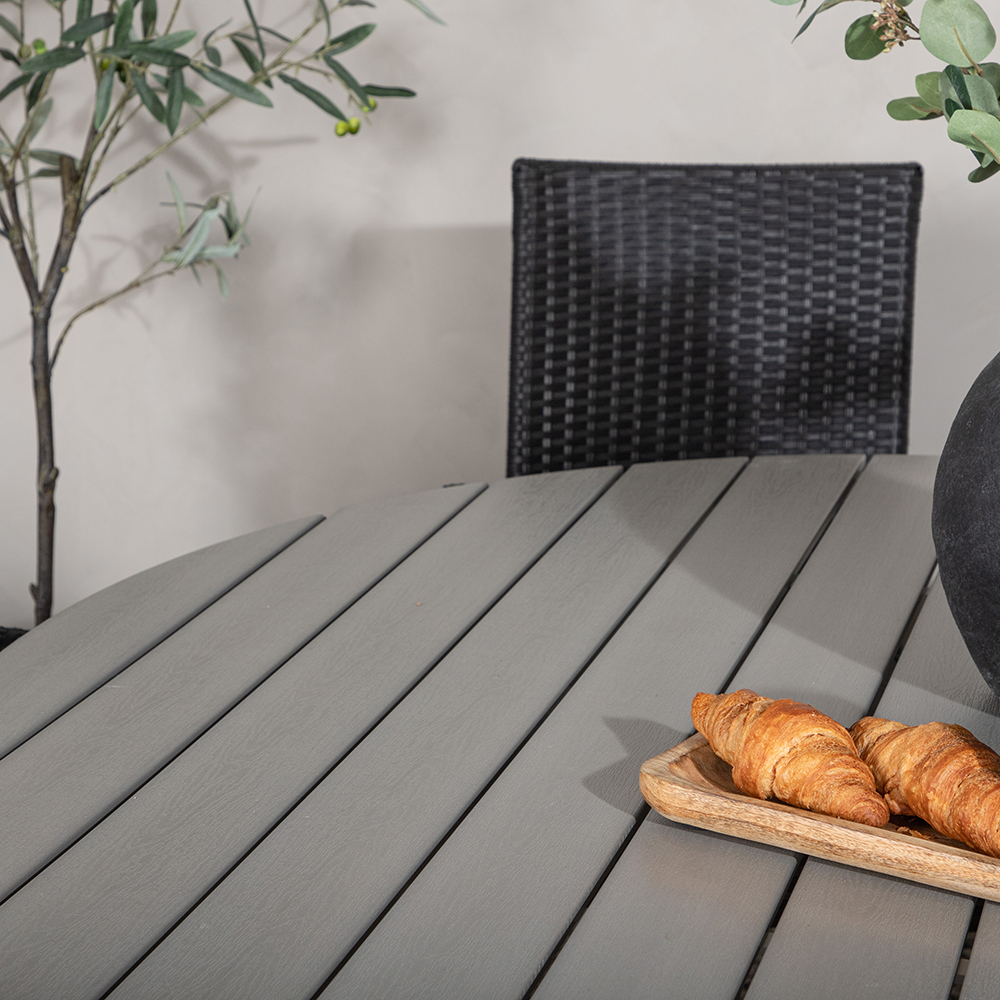 Matgrupp Utomhus Venture Home Break Ø150 cm med 6 Anna Trädgårdsstolar