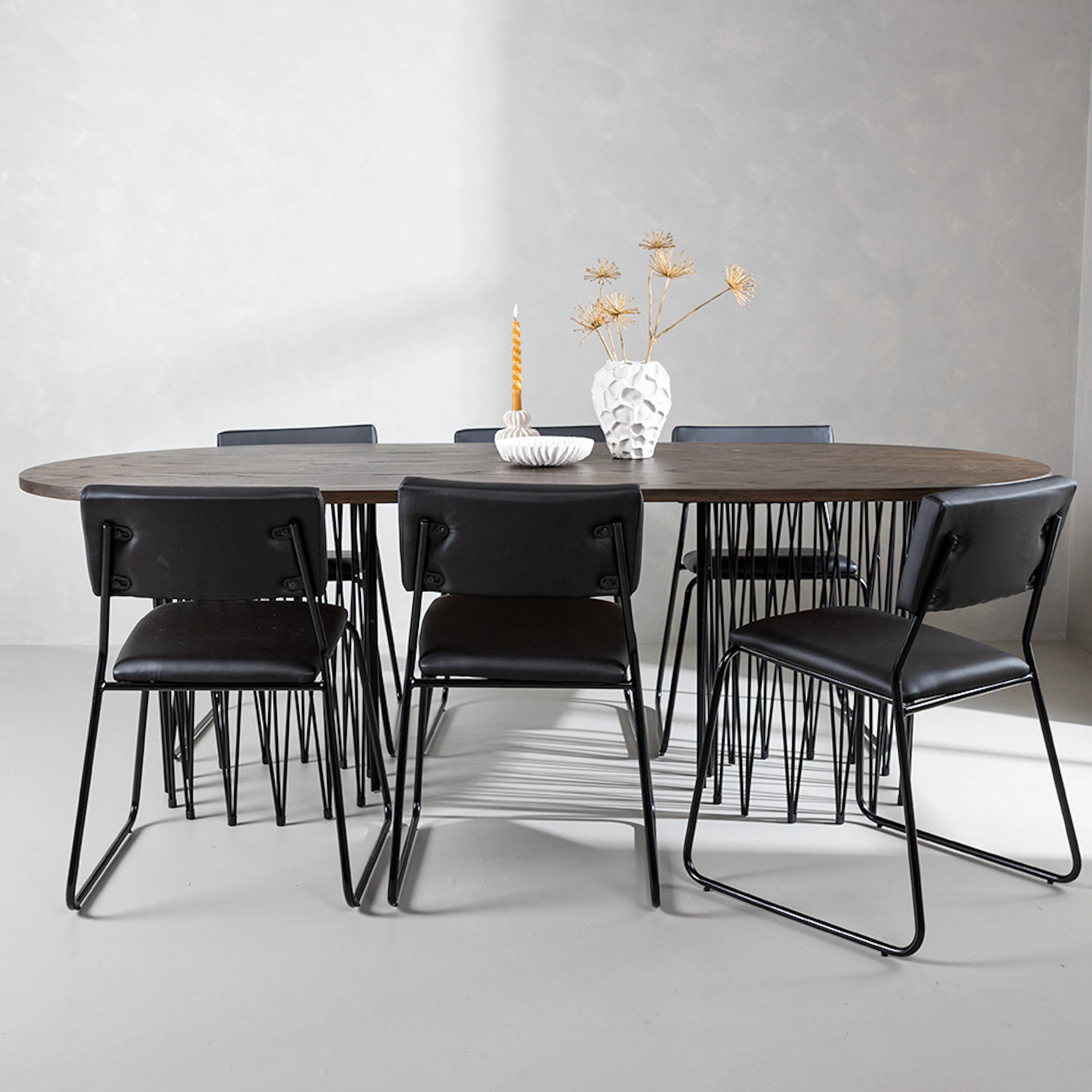 Matgrupp furniture/fashion Stone med 6 Kenth Stolar