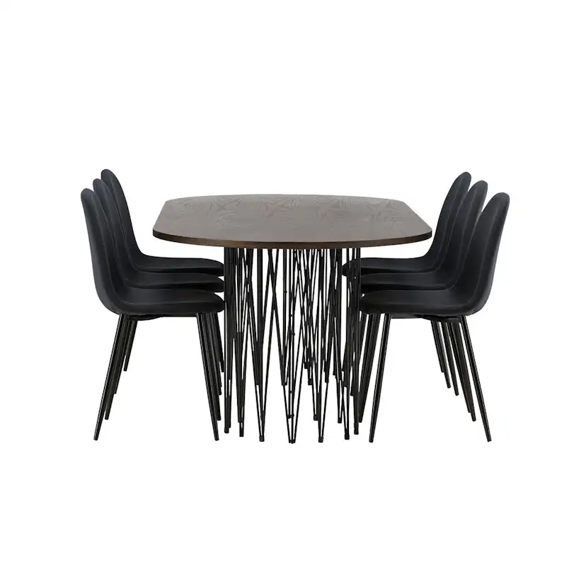 Matgrupp furniture/fashion Stone med 6 Polar Stolar