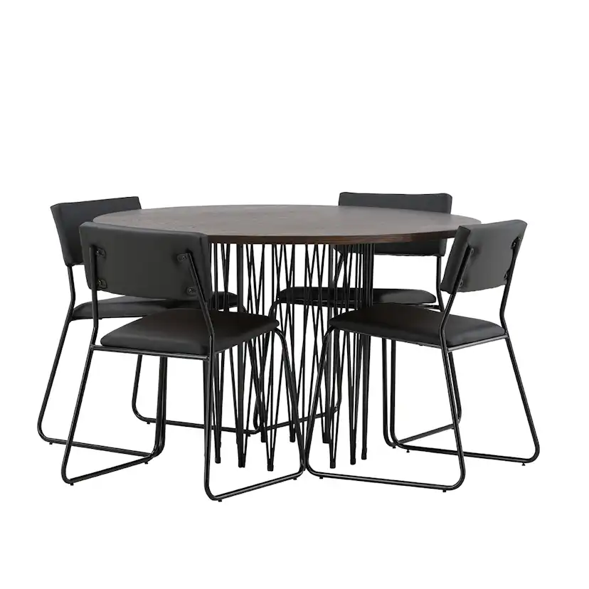 Matgrupp furniture/fashion Stone med 4 Kenth Stolar