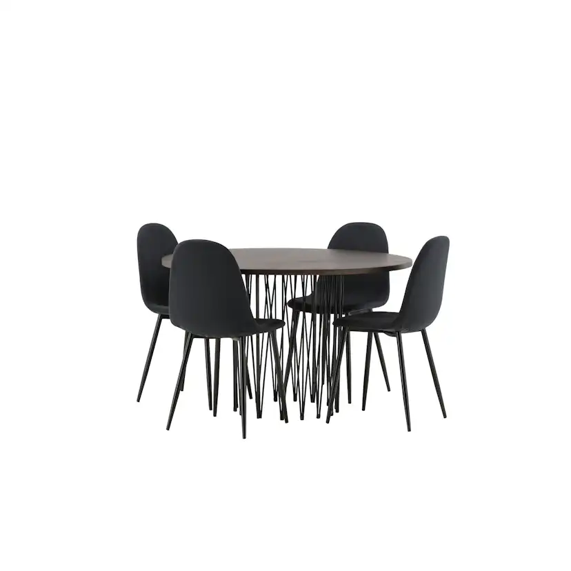 Matgrupp furniture/fashion Stone med 4 Polar Stolar