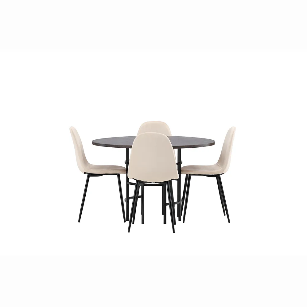 Matgrupp Venture Home Copenhagen med 4 Polar Stolar