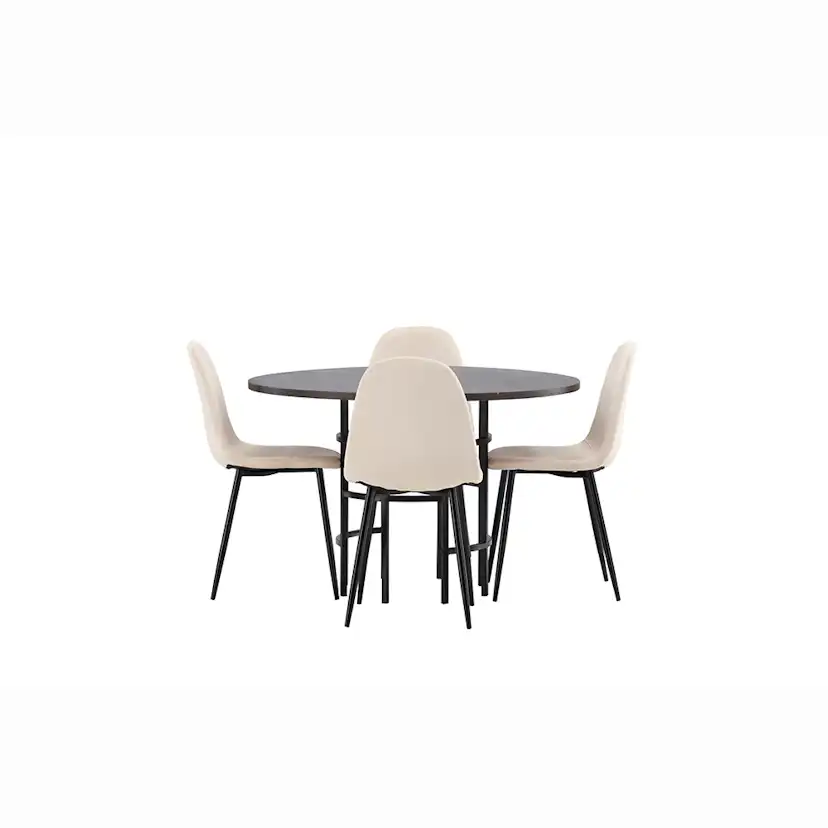 Matgrupp Venture Home Copenhagen med 4 Polar Stolar