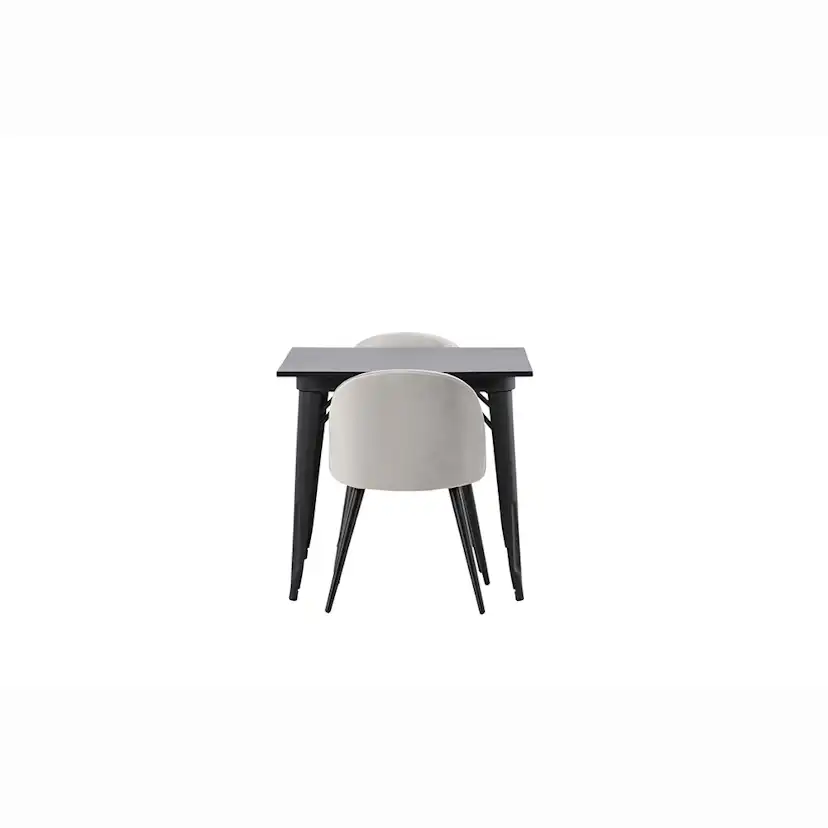 Matgrupp Venture Home Tempe med 2 Velvet Stolar