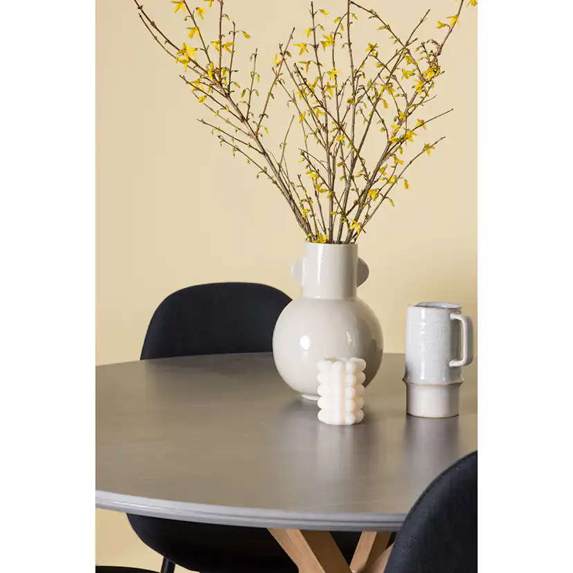 Matgrupp Venture Home Piazza Ø120 cm med 4st Polar Matstolar