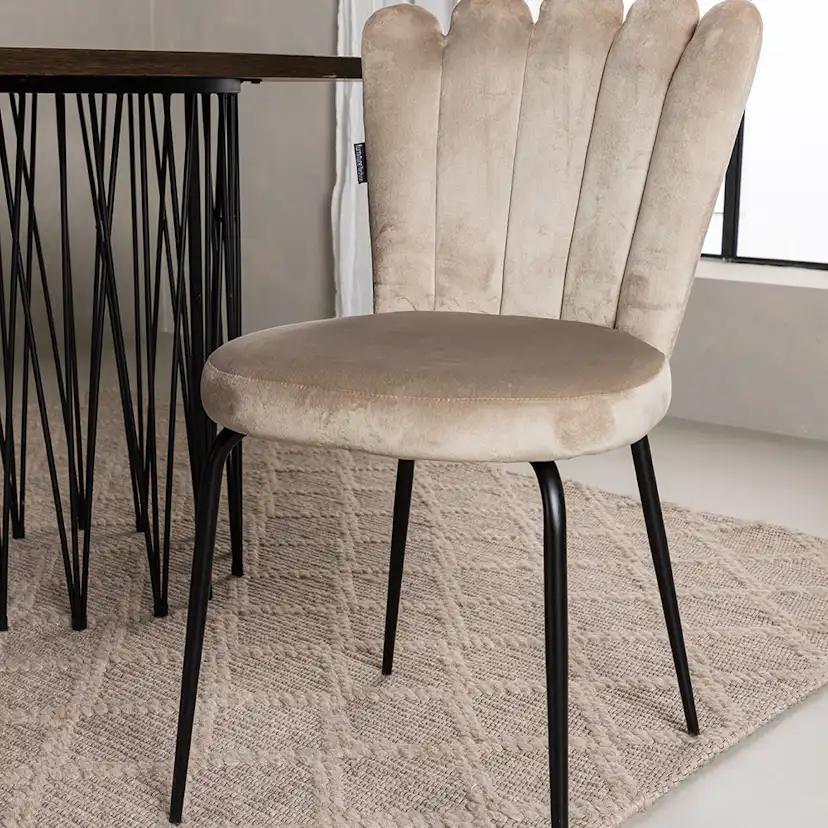 Matgrupp furniture/fashion Stone med 4 Limhamn Light Stolar