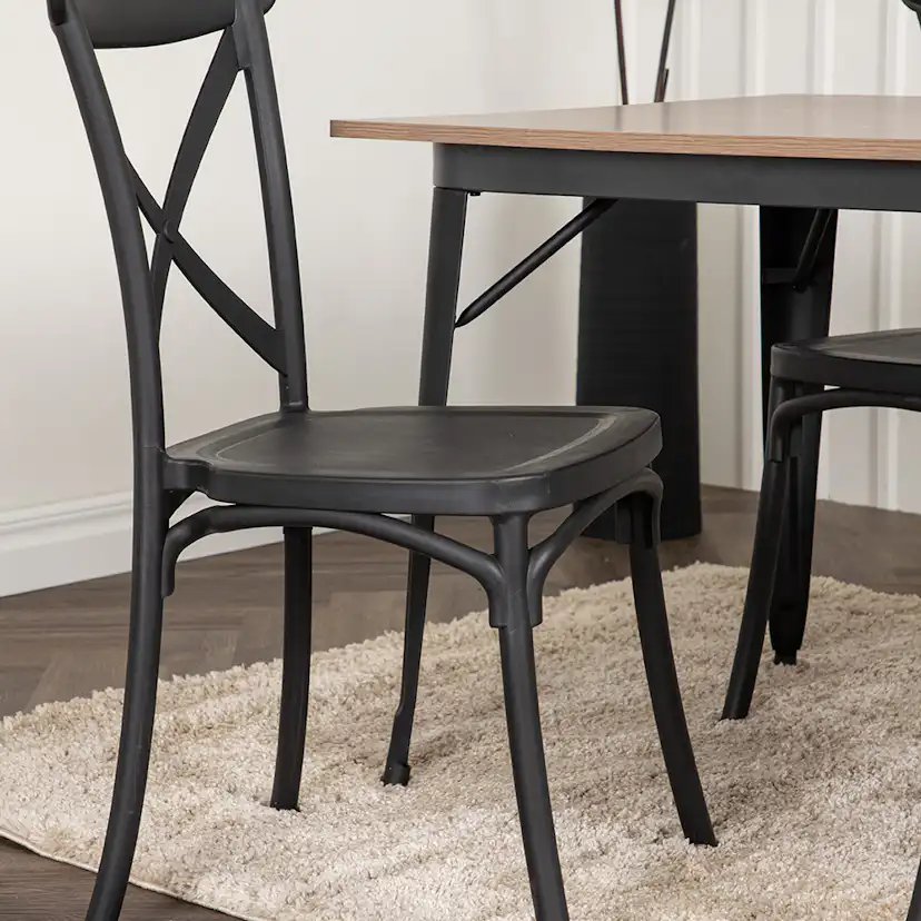 Matgrupp Venture Home Tempe med 4 Crosett Stolar